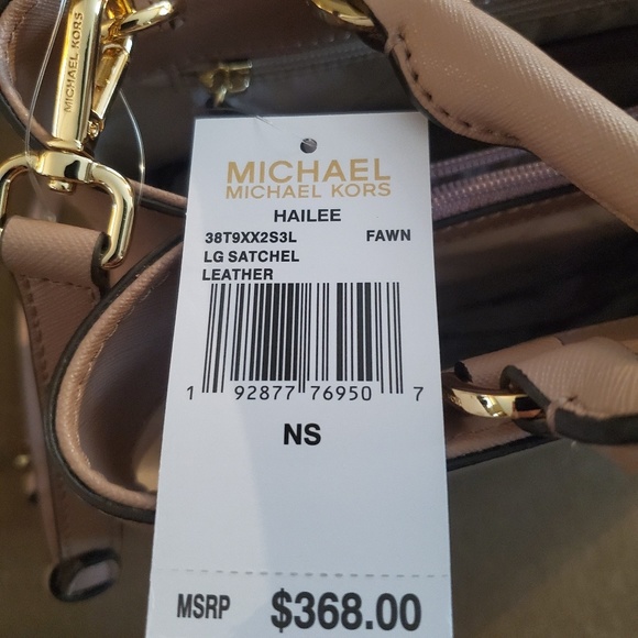 NEW 💯 Michael Kors Hailee Satchel In Fawn - Picture 8 of 16